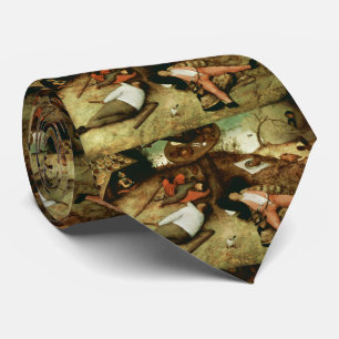 Gravata Terra de Cockaigne por Pieter Bruegel a pessoa