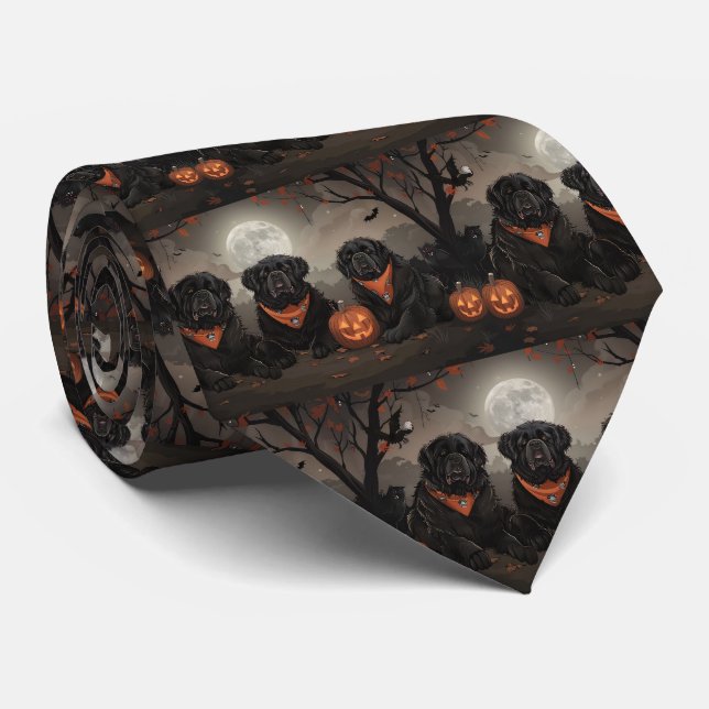 Gravata Terra Nova - Halloween Spooky (Rolled)