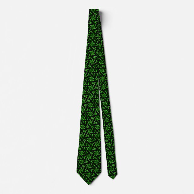 Gravata Terrazzo Star v1 - verde (Frente)