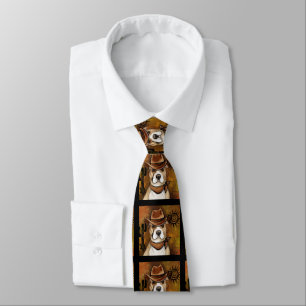 GRAVATA TERRIER STAFFORDSHIRE AMERICANO         