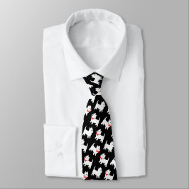 Gravata Terriers da Highland Ocidental em Red Bowties Engr