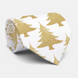Gravata teste padrão claro elegante da árvore de Natal d