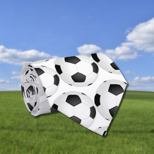 Gravata teste padrão gráfico da bola de futebol