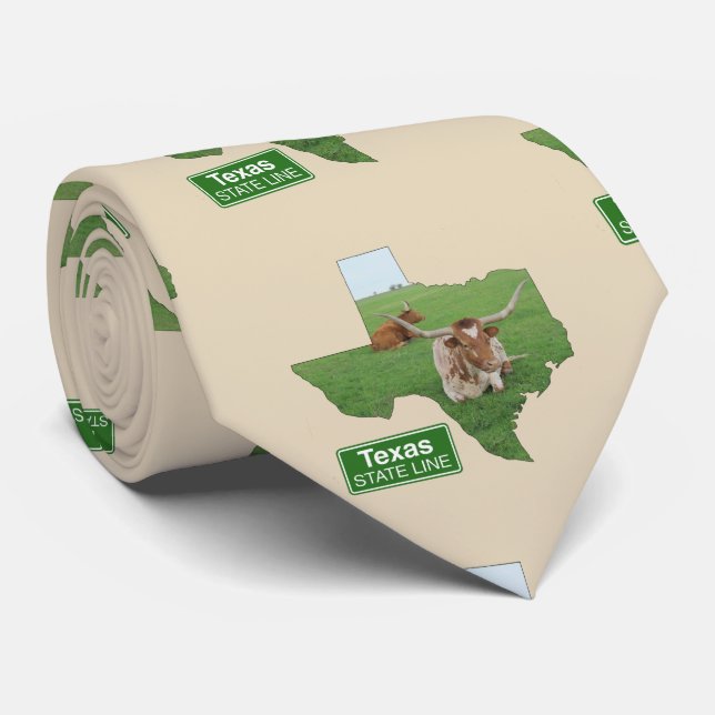 Gravata Texas Shape E Longhorn Steer (Rolled)