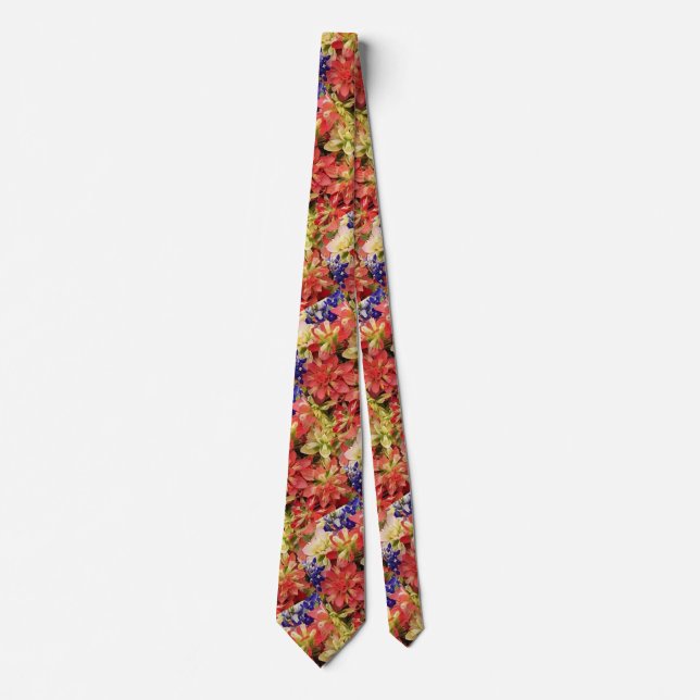 Gravata Texas Wildflower Neck Tie (Frente)