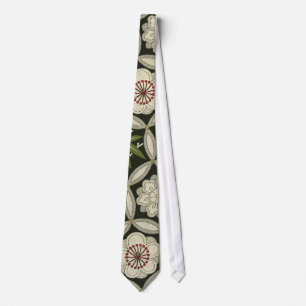 Gravata Têxtil KIMONO Japonês, Padrão Floral