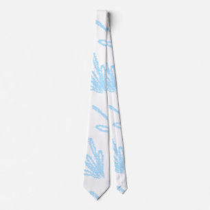 Gravata Texto de brilho floral azul simples adiciona pho