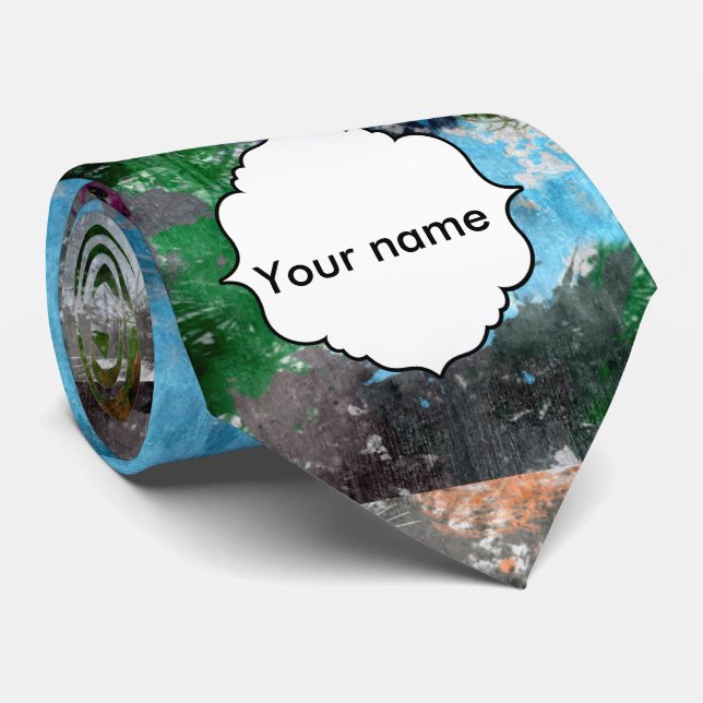 Gravata Textura colorida (Rolled)