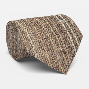 GRAVATA TEXTURA DE CARPET FAUX IMPRESSÃO NECKTIE