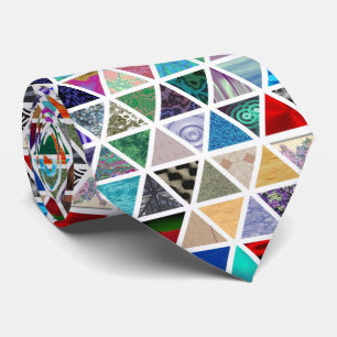 Gravata Texturas triangulares