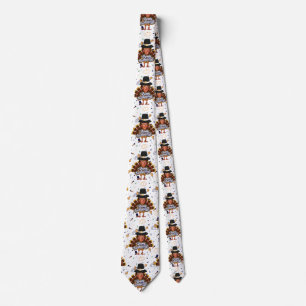 Gravata thanksgiving trump turkey mens necktie neck tie