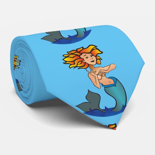 Gravata Thunder_Cove da Sereia Redundante (Rolled)