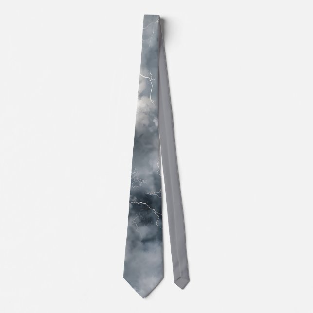 Gravata Thunderstorm Tie/Krawatte mit Blitzd (Frente)