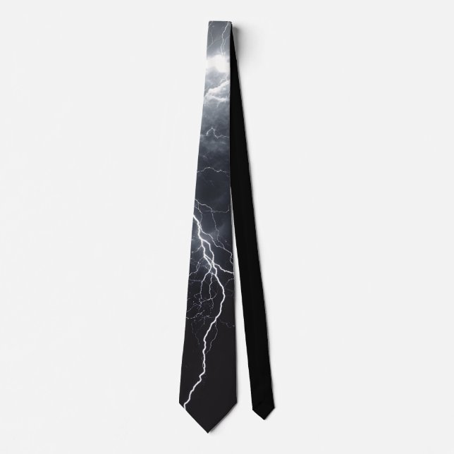 Gravata Thunderstorm Tie/Krawatte mit Blitzd (Frente)