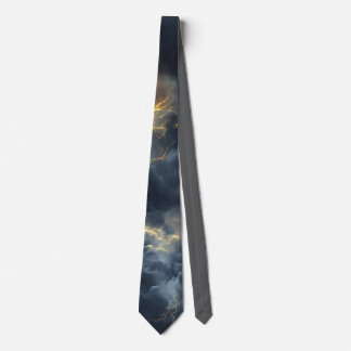 Gravata Thunderstorm Tie/Krawatte mit Blitzd