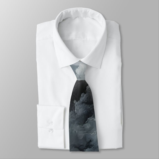 Gravata Thunderstorm Tie/Krawatte mit Blitzd (Amarrado)