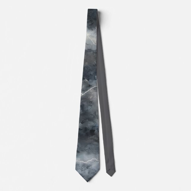 Gravata Thunderstorm Tie/Krawatte mit Blitzd (Frente)