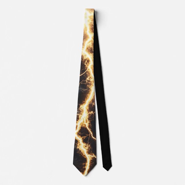 Gravata Thunderstorm Tie/Krawatte mit Blitzd (Frente)