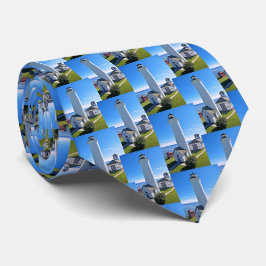 Gravata Tibbetts Point Lighthouse, New York Mens Tie