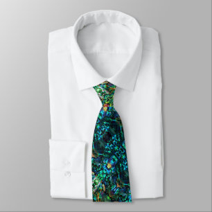 Gravata Tie Abalone, de uso masculino