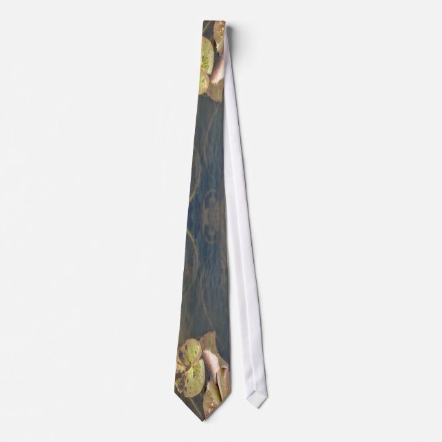 Gravata Tie Autumn Lily Pads - Original (Frente)