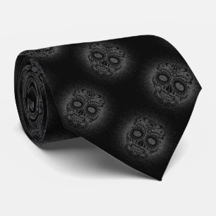 Gravata Tie/Black Skulls