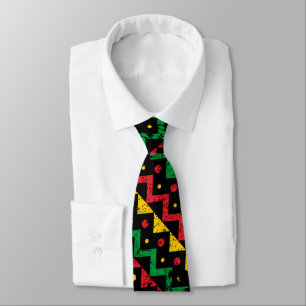 Gravata Tie Colorida Masculina jamaicana