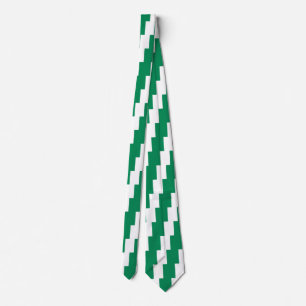 Gravata Tie com a bandeira da Nigéria