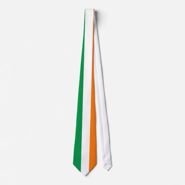 Gravata Tie com Flag da Irlanda (Frente)