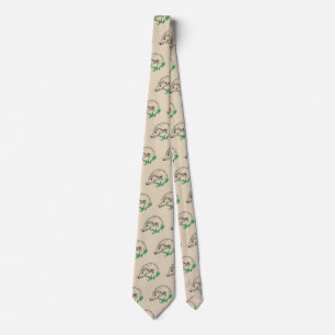 Gravata Tie Cute Hedgehog
