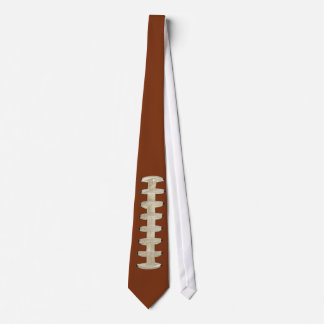 Gravata Tie de futebol, Brown, Laces