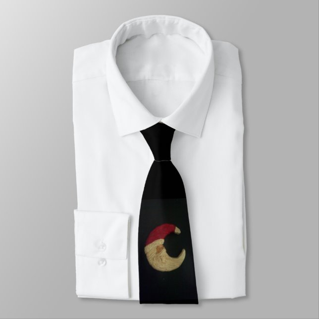 GRAVATA TIE DE NATAL PERSONALIZADO DA MOA PAPAI NOEL (Amarrado)