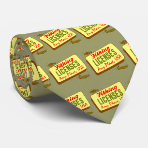 Gravata Tie de Pesca
