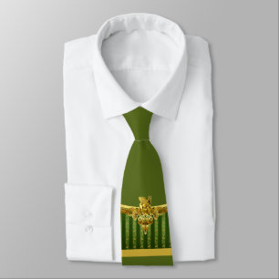 Gravata Tie de Pescoço Dourado do Lamaçu