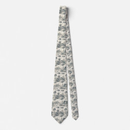 Gravata Tie de Pescoço Toile de Jouy Countryside | Clássic