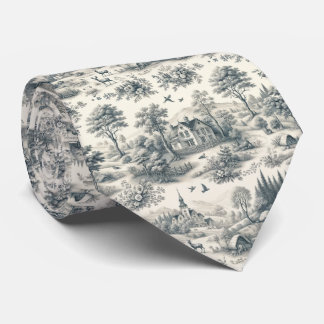Gravata Tie de Pescoço Toile de Jouy Countryside | Clássic
