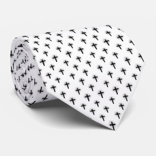 Gravata Tie do Pescoço da Cruz Santa