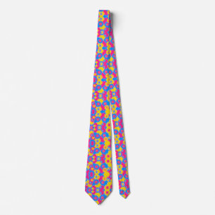 Gravata Tie Dye Pansexual Pride Neck Tie
