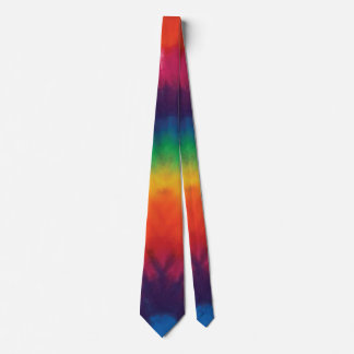 Gravata Tie Dye Rainbow Colors