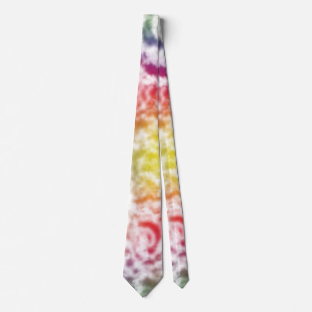 Gravata Tie Dye Vibrant (Frente)