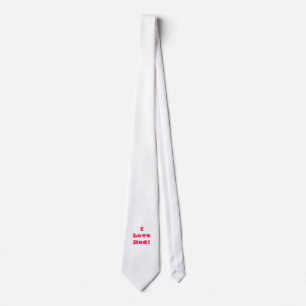 Gravata Tie I Love Red
