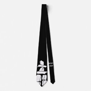Gravata Tie Inukshuk Inuit, Arte Nativa