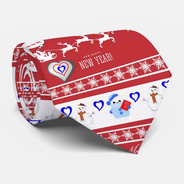 Gravata Tie Natal (Rolled)