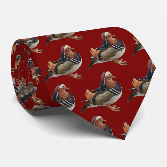Gravata Tie Pato Mandarin (Rolled)