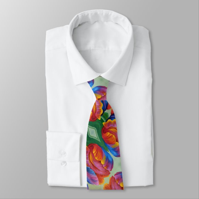 Gravata Tie Rainbow Tulip masculino (Amarrado)
