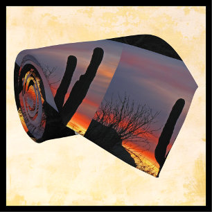 Gravata Tie, Saguaro Cactus, Sudoeste, Repito Padrão