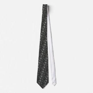 Gravata Tie Wild Turkey Feather - Black