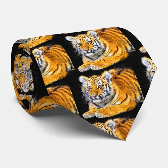 Gravata Tigre Cub (Rolled)