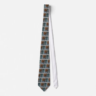 Gravata Tigre Gato Stripes Selvagem