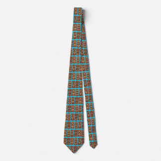 Gravata Tiki Totem Temed tropical Neck Tie